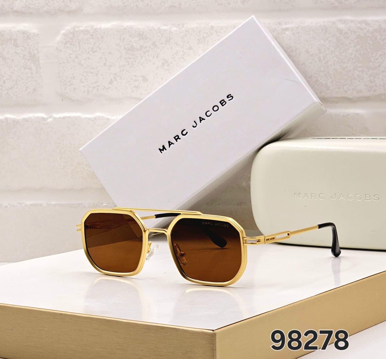 Marc Jacobs Square & Geometric Unisex Sunglasses - Image 2