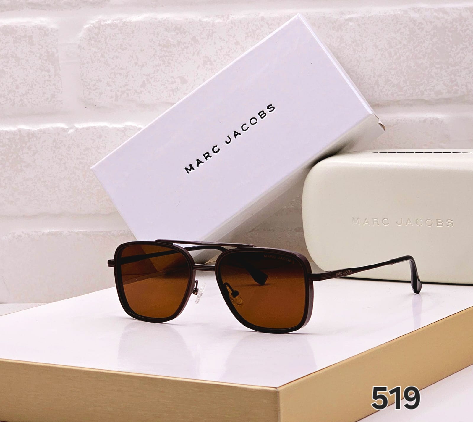 Marc Jacobs Square & Geometric Unisex Sunglasses - Image 6