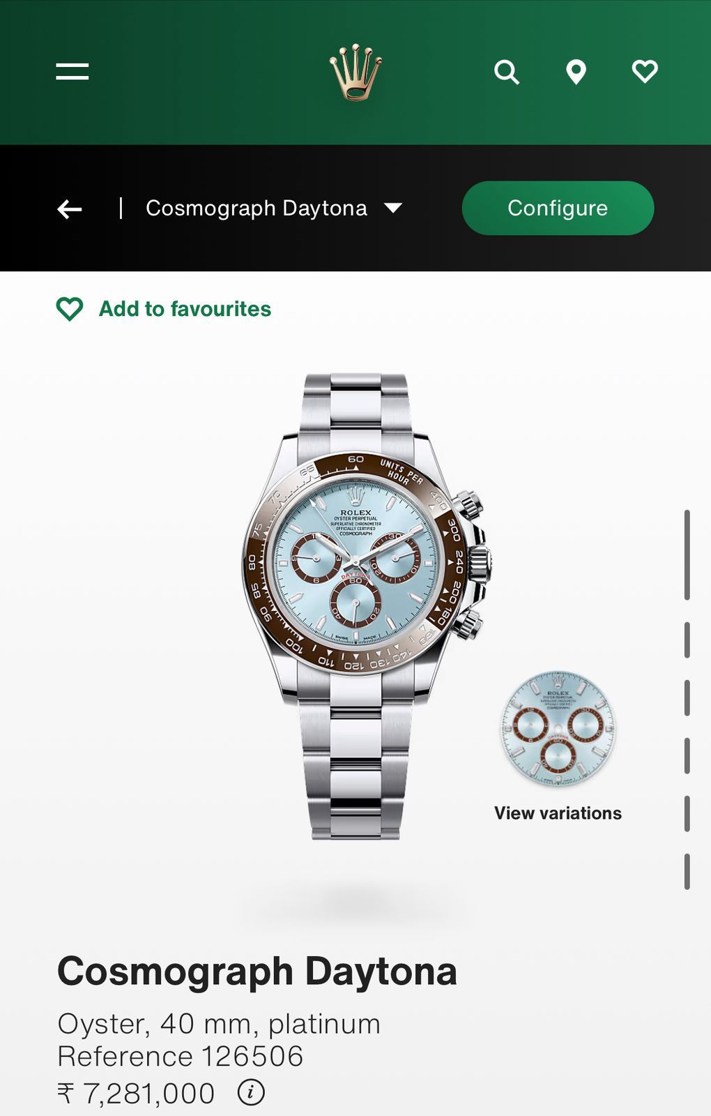 Rolex Cosmograph Daytona Oyster Perpetual Men's Automatic Chronograph Watch 40mm - Image 4