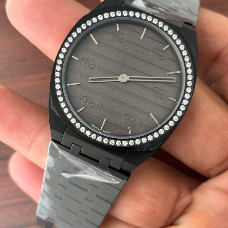 Gucci 25H 38mm Stainless Steel Quartz (YA163409) Men's Watches