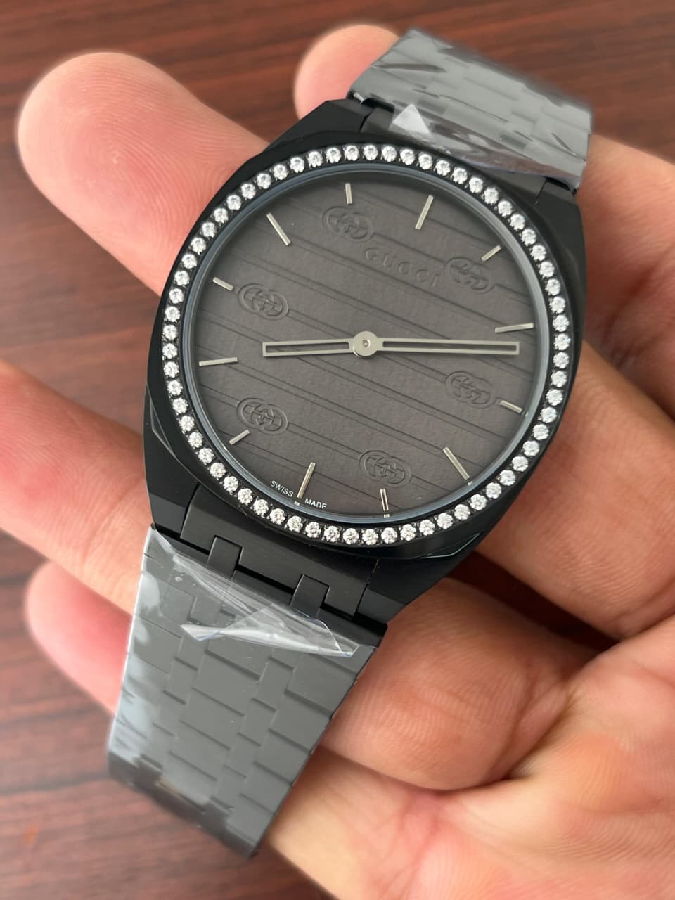 Gucci 25H 38mm Stainless Steel Quartz (YA163409) Men's Watches