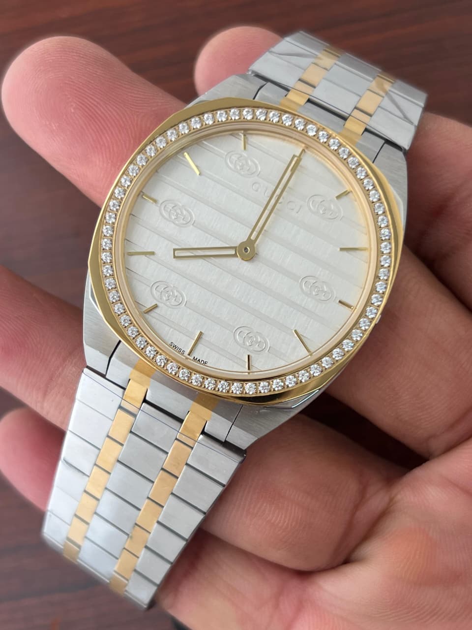 Gucci 25H 38mm Stainless Steel Quartz (YA163409) Men's Watches - Image 7