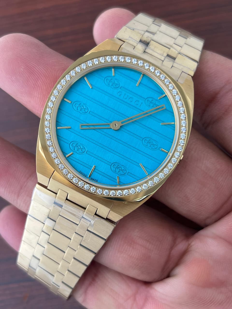 Gucci 25H 38mm Stainless Steel Quartz (YA163409) Men's Watches - Image 8