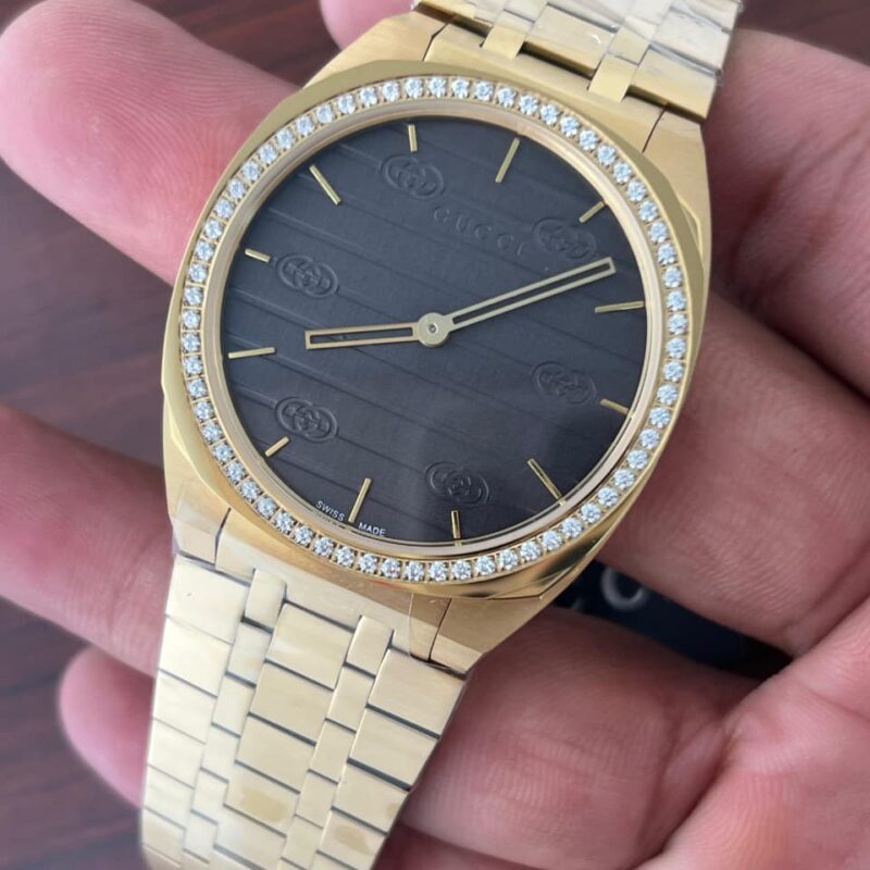 Gucci 25H 38mm Stainless Steel Quartz (YA163409) Men's Watches