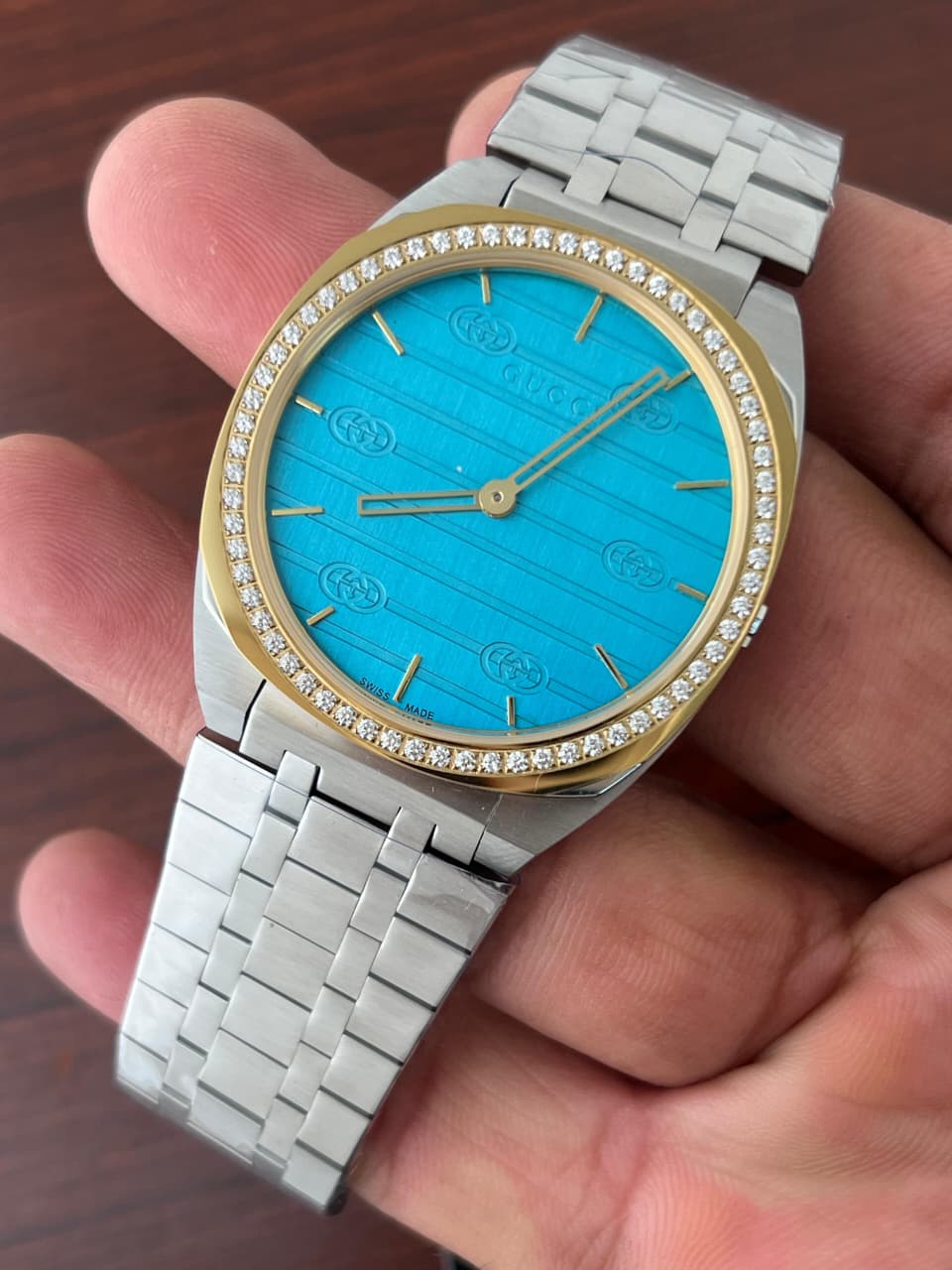 Gucci 25H 38mm Stainless Steel Quartz (YA163409) Men's Watches - Image 5