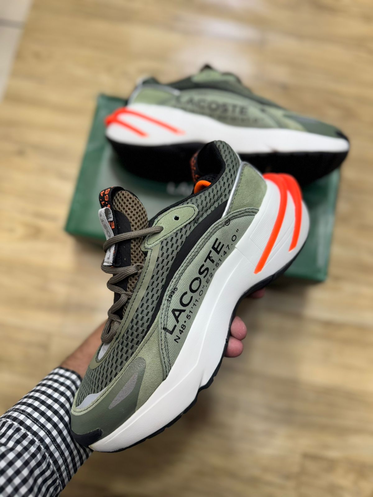 Lacoste audyssor chunky Technical Runner Men's Shoes - Image 6