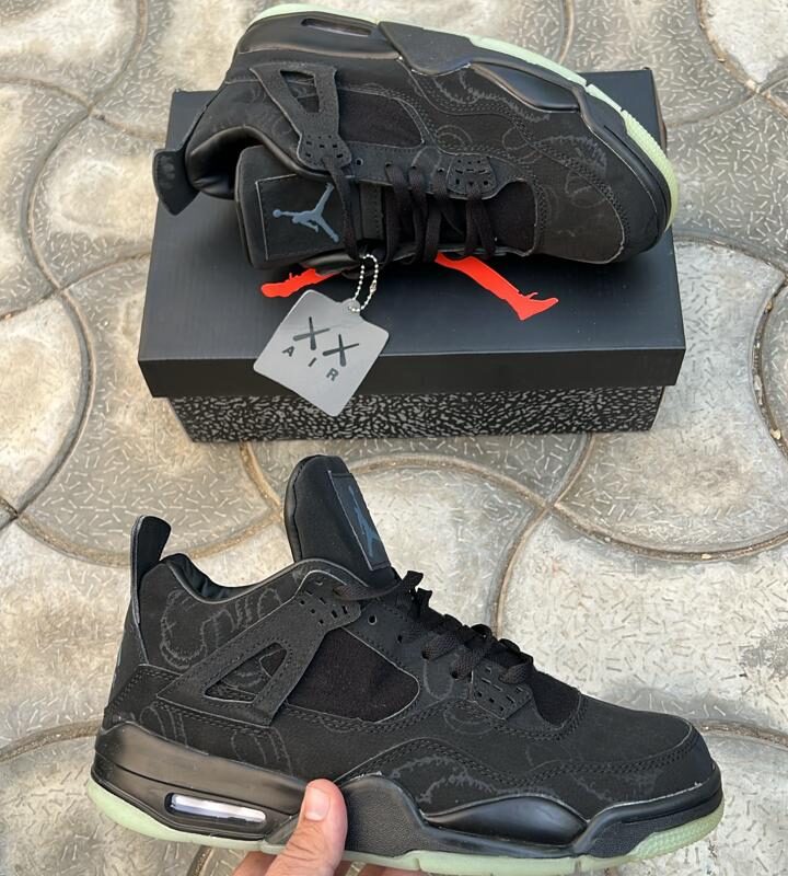 Nike Jordan 4 kaws Glow in Dark Men's Sneakers