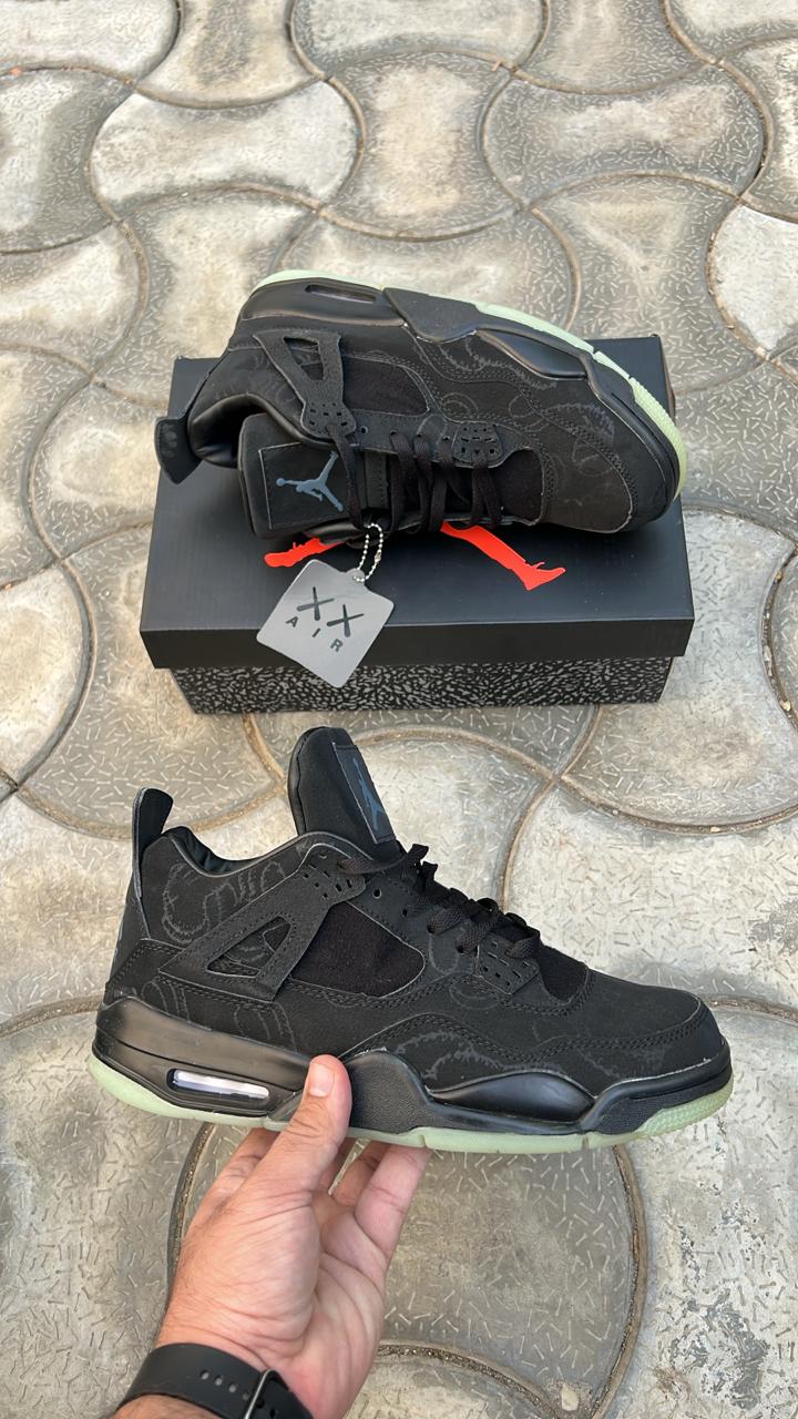 Nike Jordan 4 kaws Glow in Dark Men's Sneakers