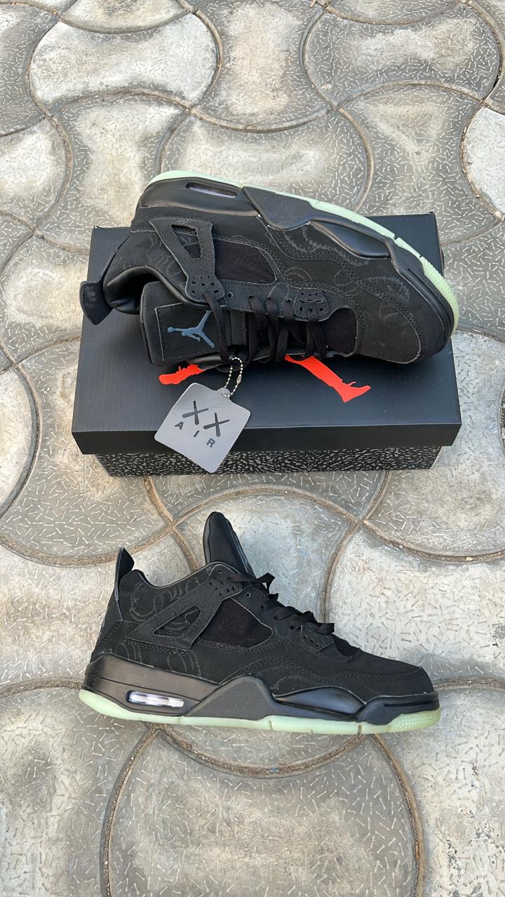 Nike Jordan 4 kaws Glow in Dark Men's Sneakers - Image 3