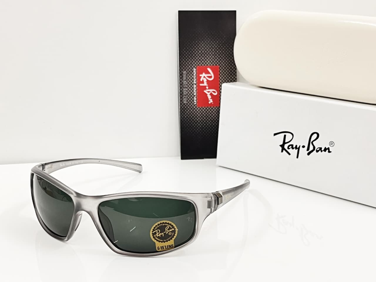 Ray-Ban Men's Wraparound Sunglasses - Image 2