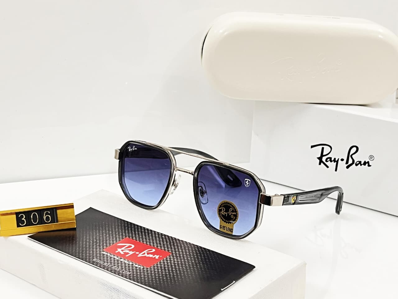 Ray-Ban Men's Flat-Top Sunglasses - Image 3
