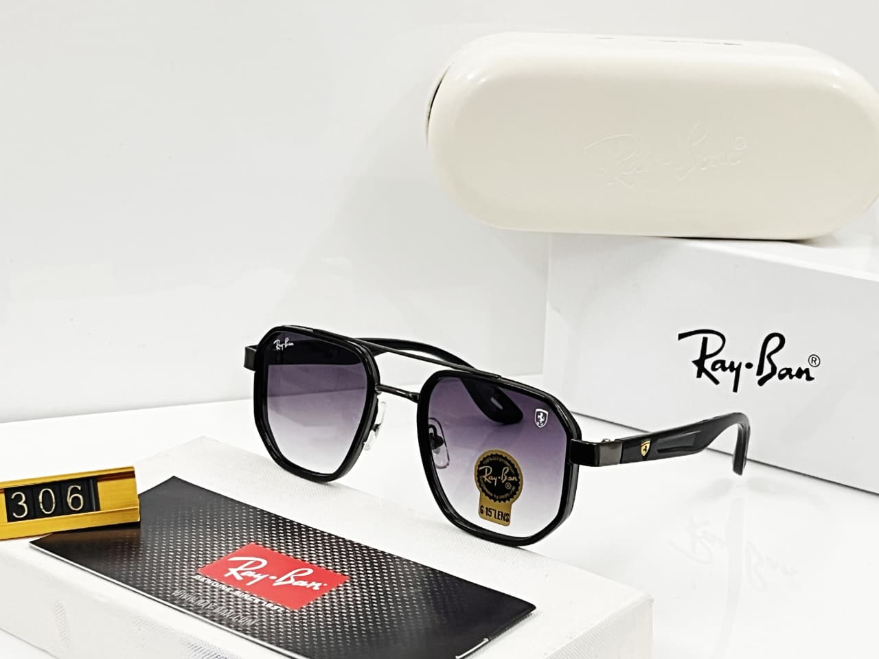 Ray-Ban Men's Flat-Top Sunglasses - Image 5