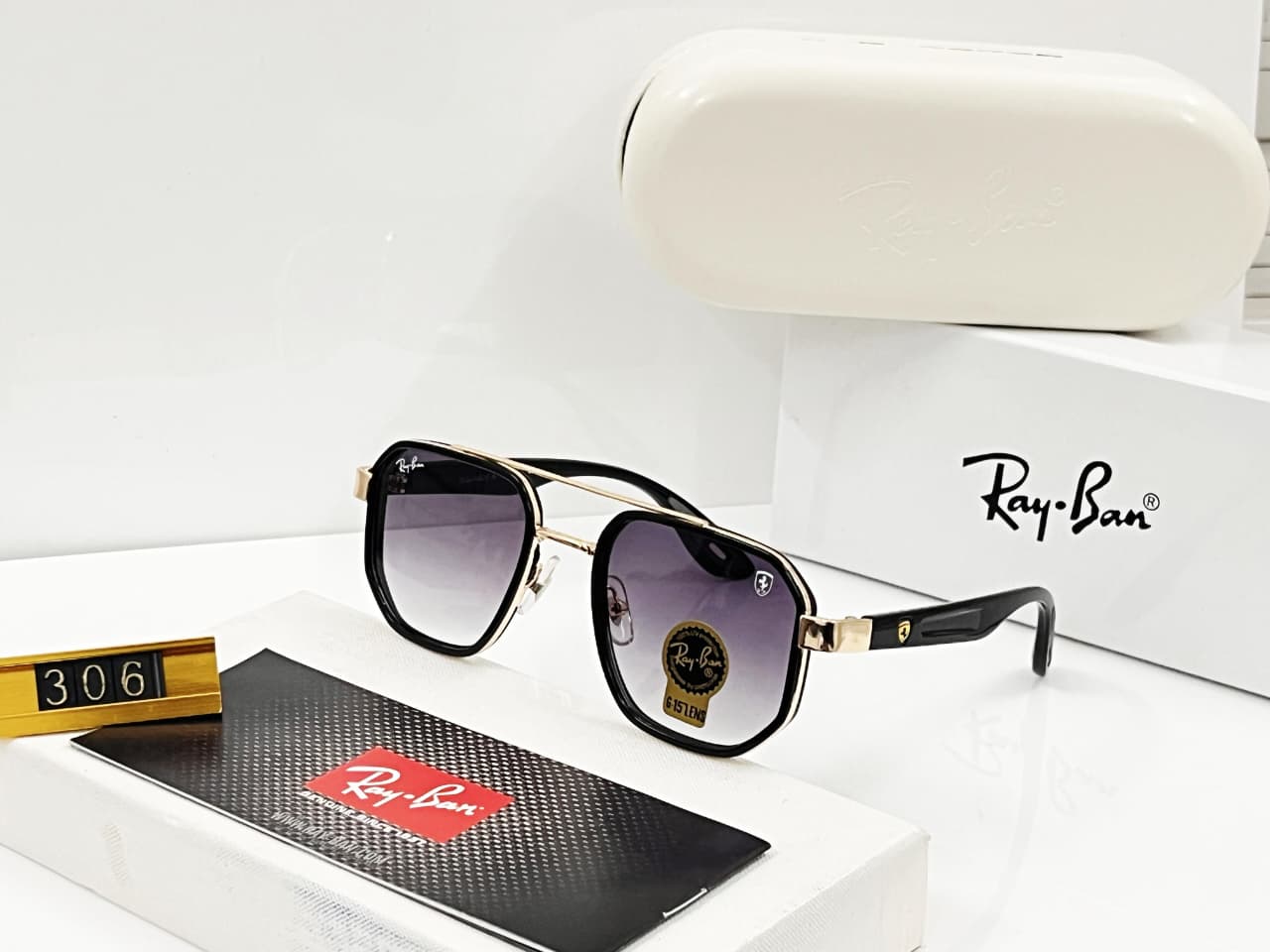 Ray-Ban Men's Flat-Top Sunglasses - Image 4