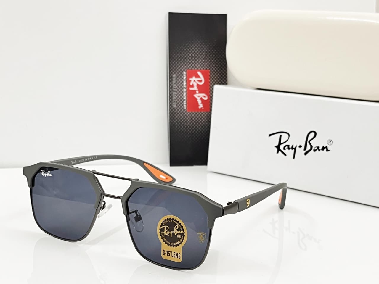 Ray-Ban Men's Square Aviator Eyeglasses & Sunglasses - Image 3