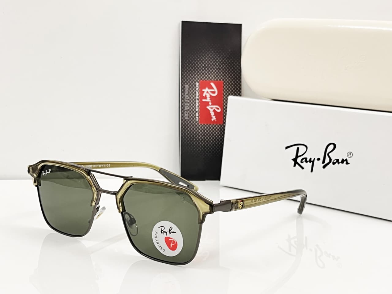 Ray-Ban Men's Square Aviator Eyeglasses & Sunglasses - Image 5