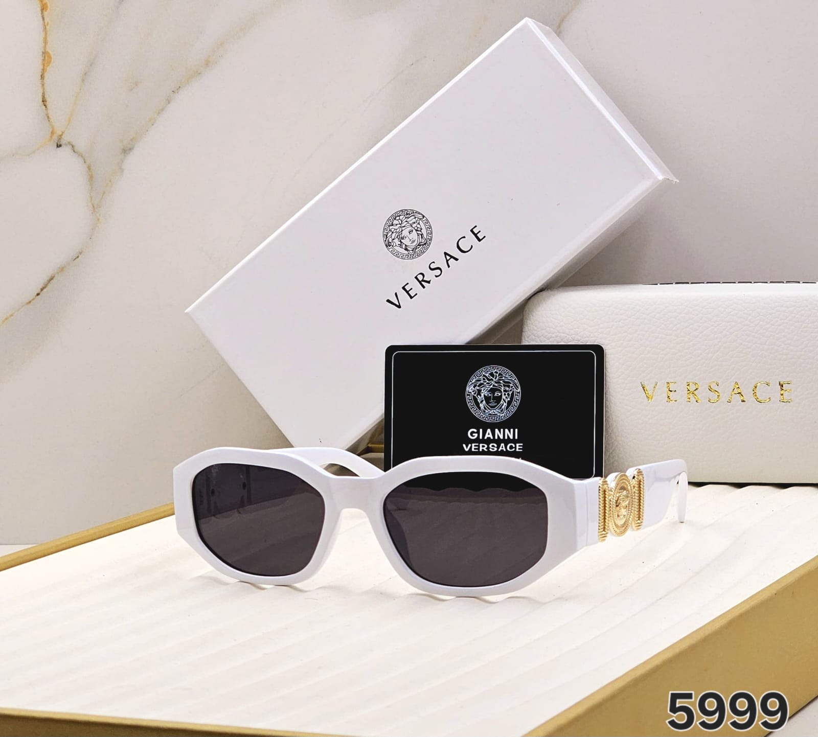 Versace Unisex Medusa Sunglasses