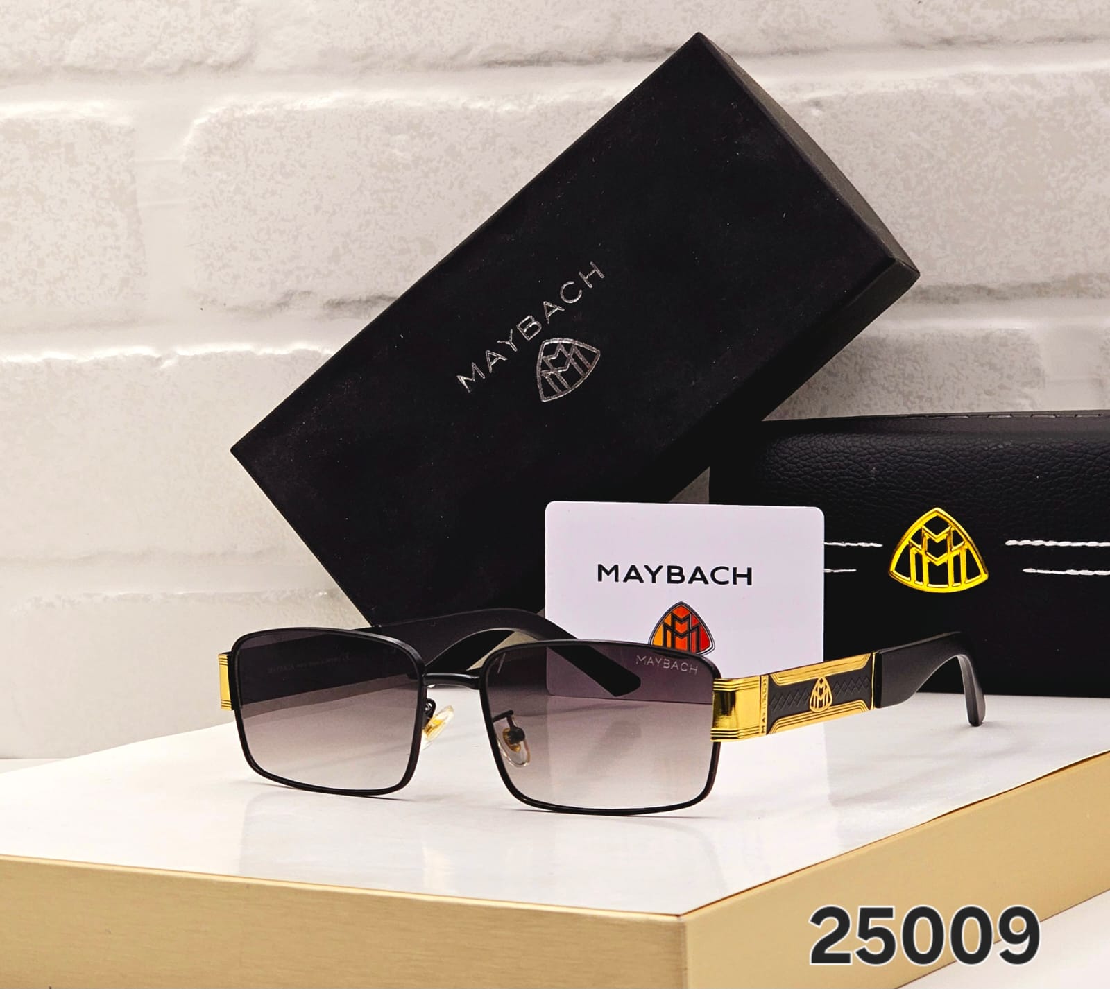 Maybach Rectangular Unisex Luxury Sunglasses