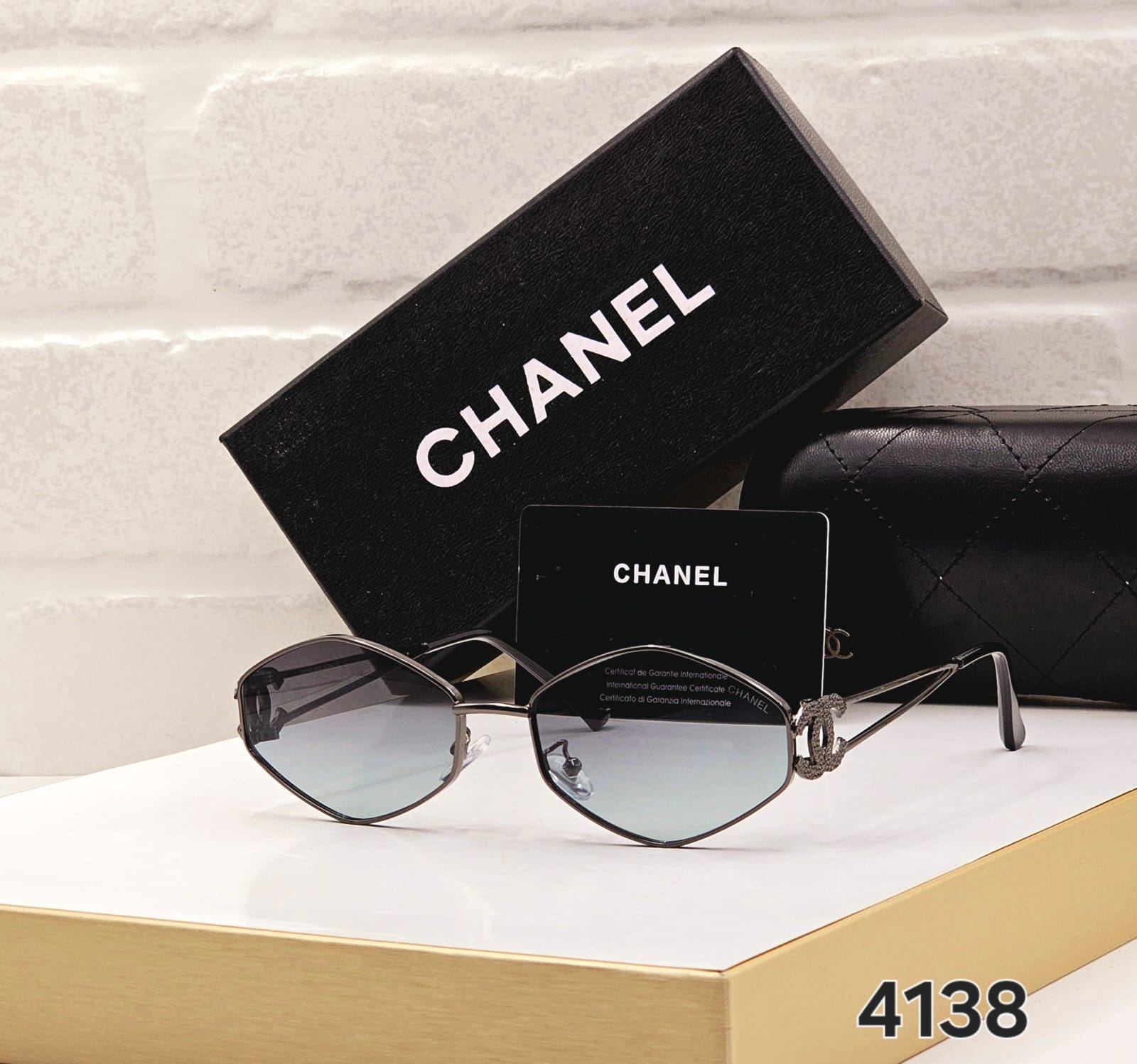 Chanel Women’s Cat-Eye Metal Sunglasses