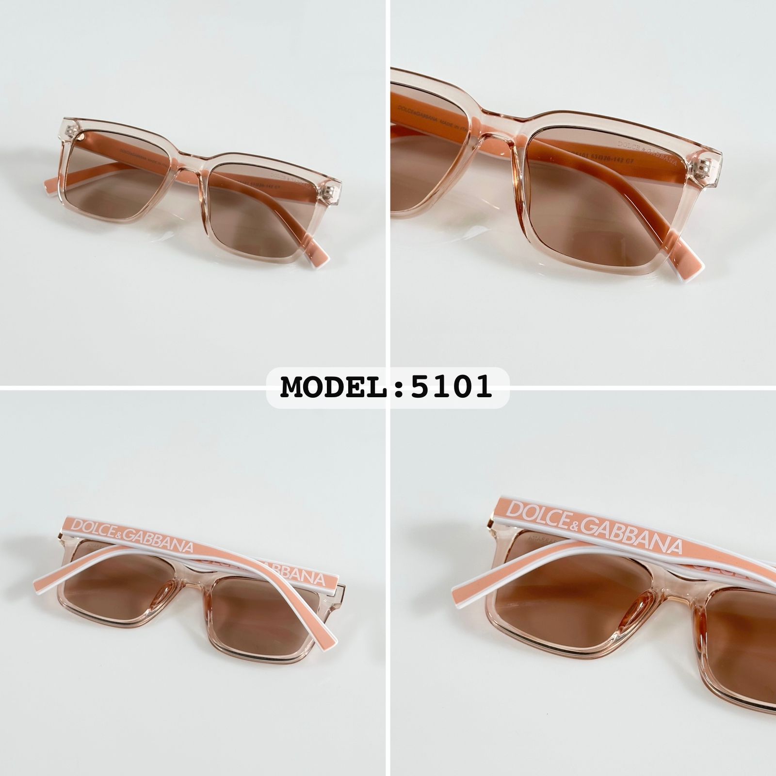 Dolce & Gabbana Transparent Women’s Sunglasses - Image 3