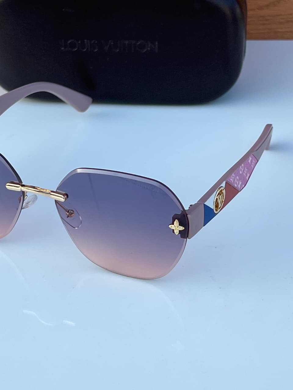 Louis Vuitton Rimless Women’s Sunglasses - Image 3