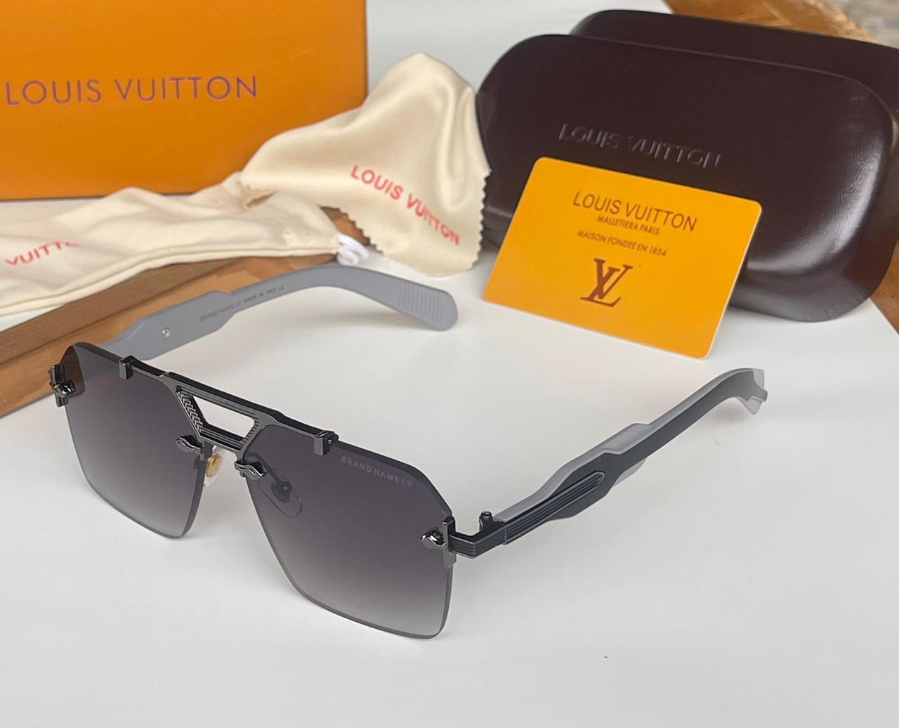 Louis Vuitton Rimless Unisex Shield Sunglasses - Image 2