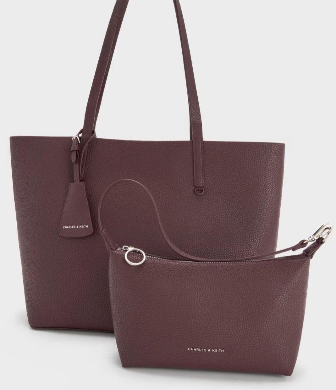 CHARLES & KEITH Beryl Women's Tote Bag Set