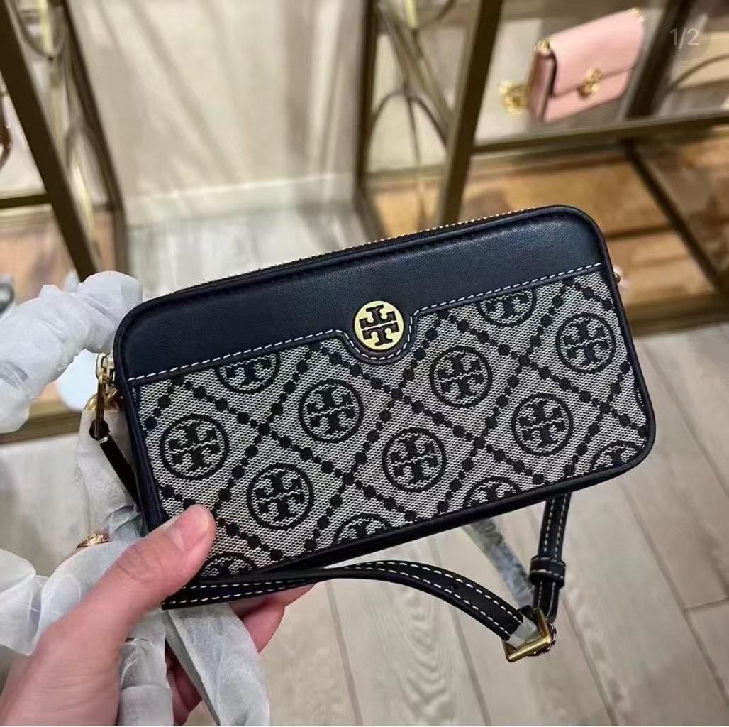 Tory Burch Small Camera Dual Chain Partition Women's Sling Bag - Image 2