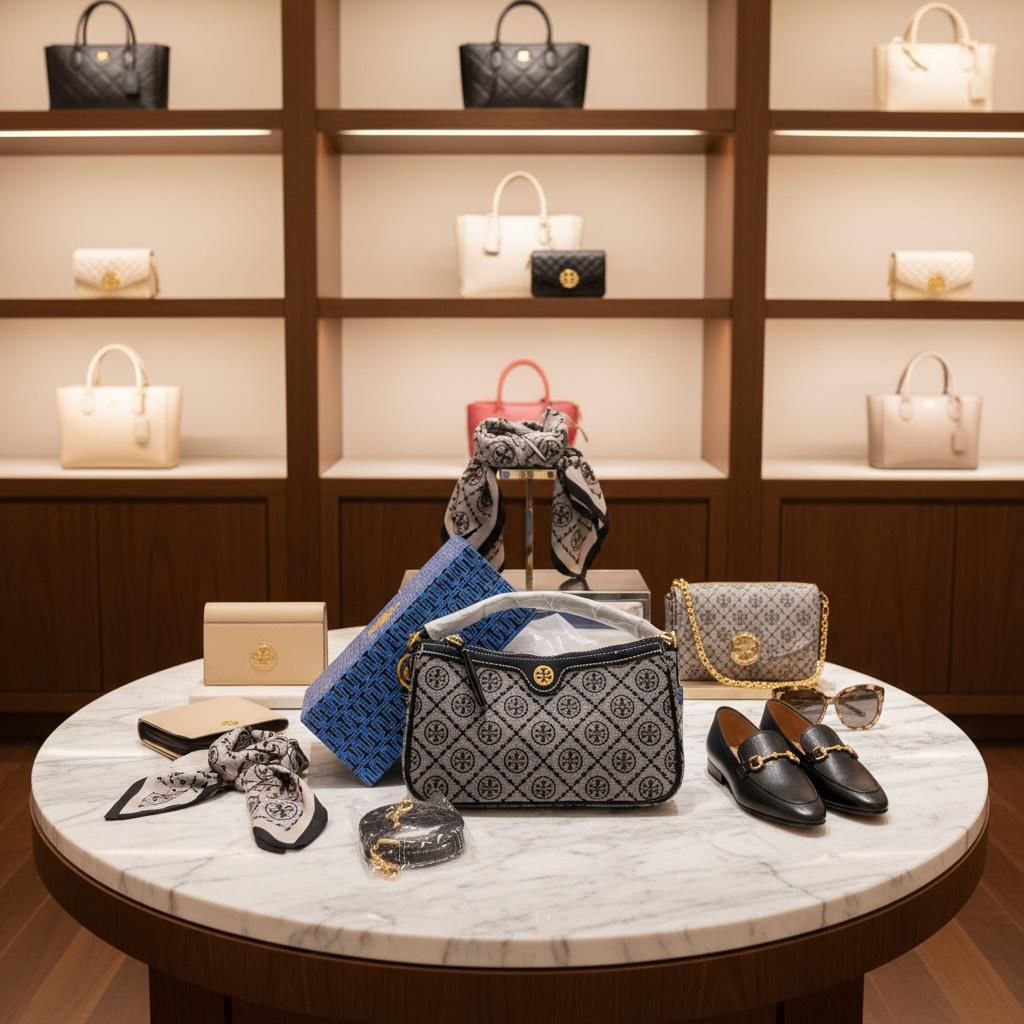 Tory Burch T Jacquard Women's Shoulder Sling Bags - Image 3