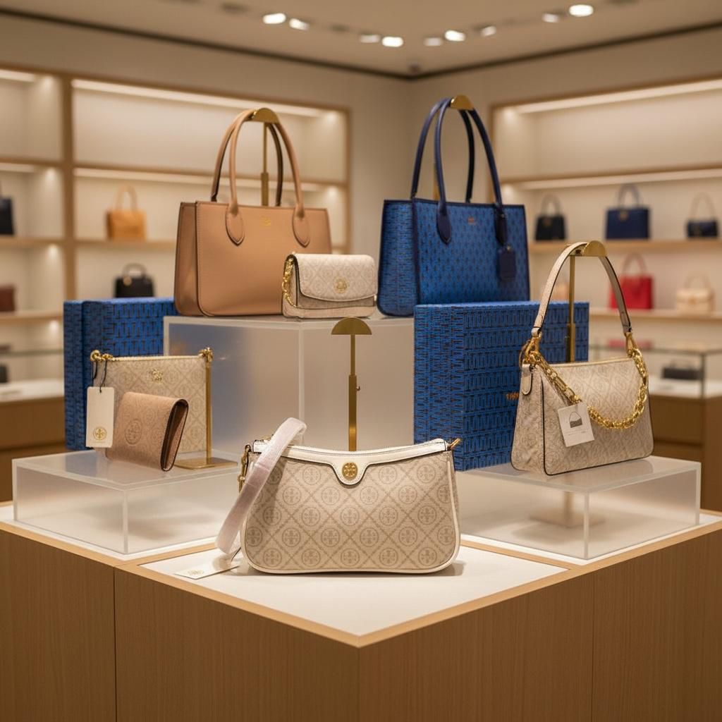 Tory Burch T Jacquard Women's Shoulder Sling Bags - Image 4