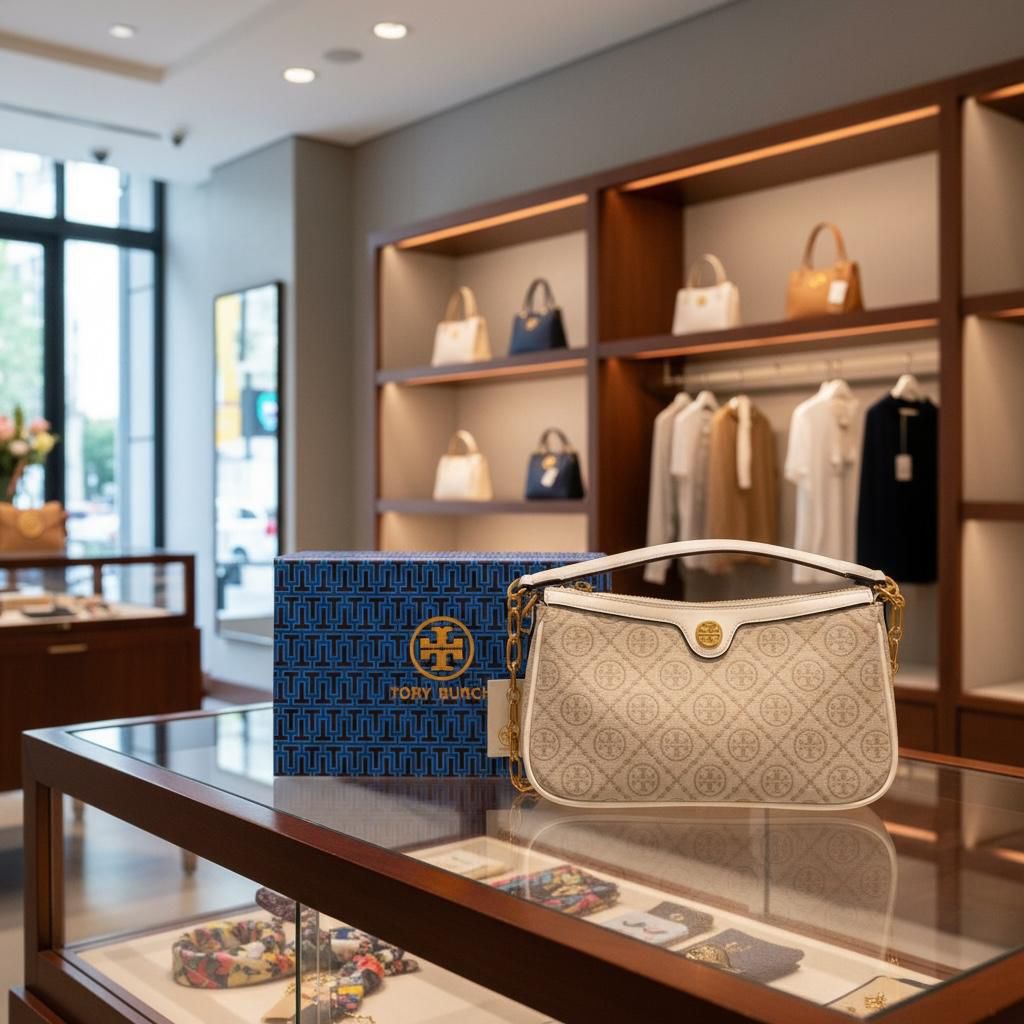 Tory Burch T Jacquard Women's Shoulder Sling Bags - Image 5