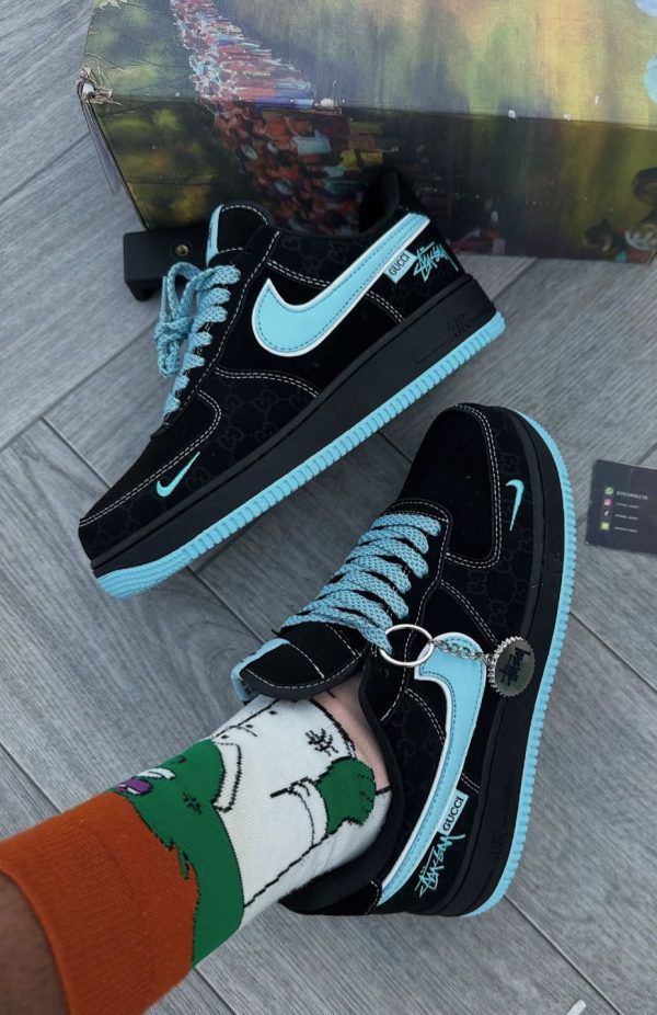 Nike x Gucci x Stüssy Air Force 1 Men’s Shoes - Image 2