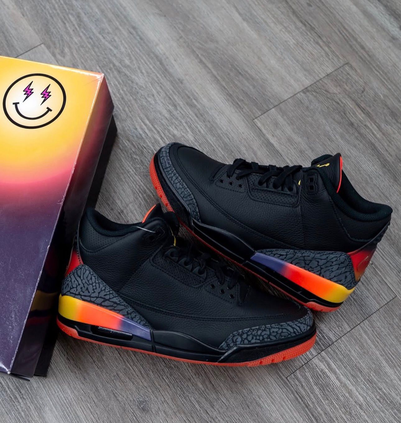 JORDAN retro 3 rio black orange Men's Shoes