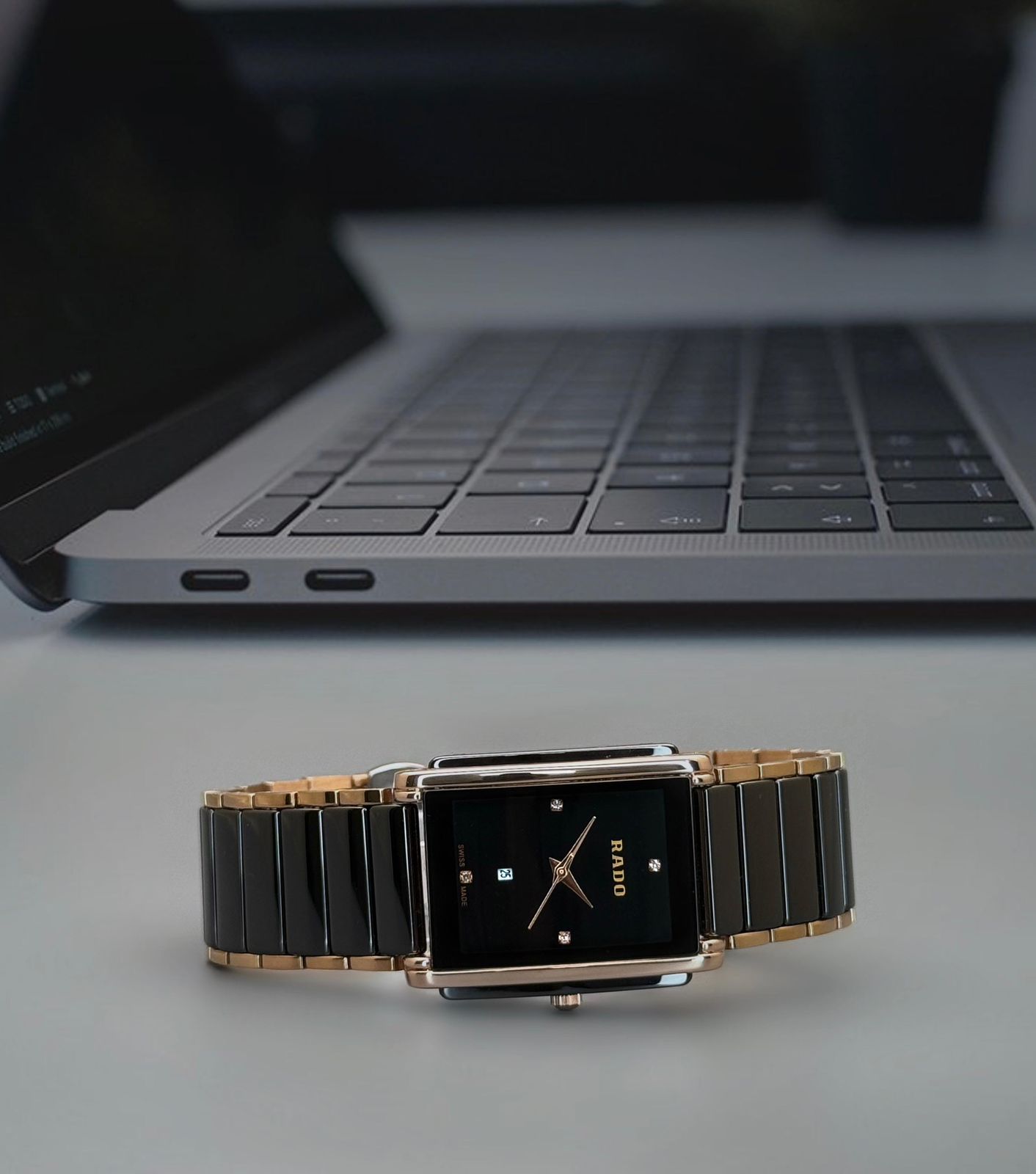 Rado Integral Jubilee Black Rose Gold Ceramic 321mm Quartz Movement Men's watch - Image 2