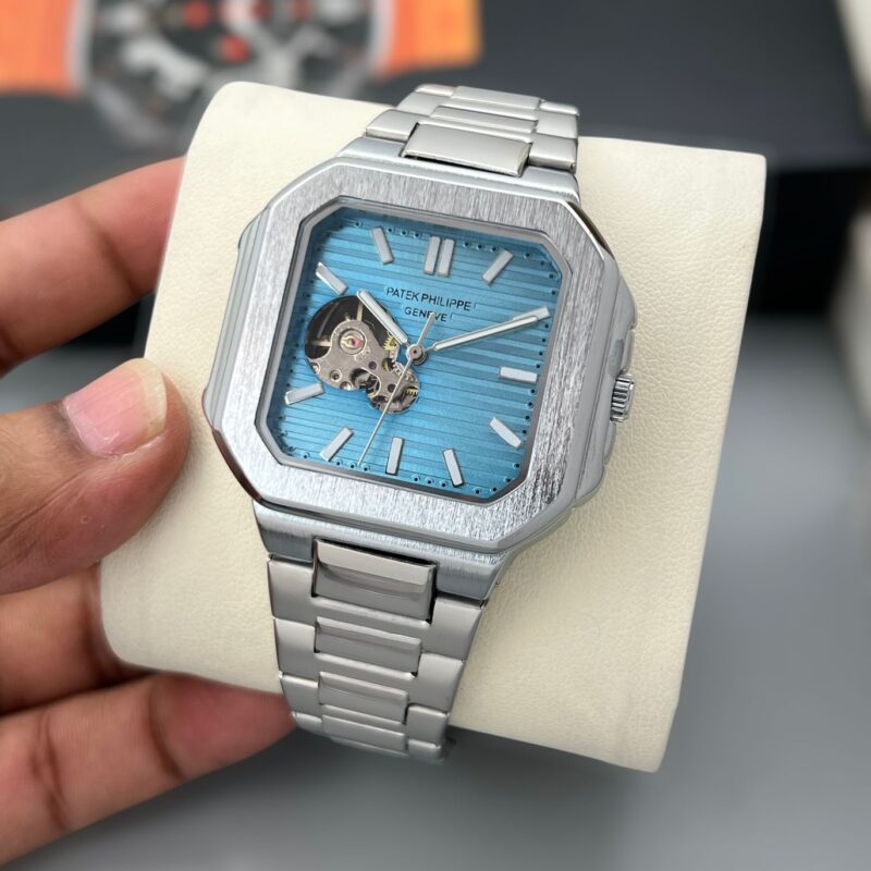 Patek Philippe Nautilus Stainless Steel Skeleton Open Heart 42mm Automatic Men's Watch