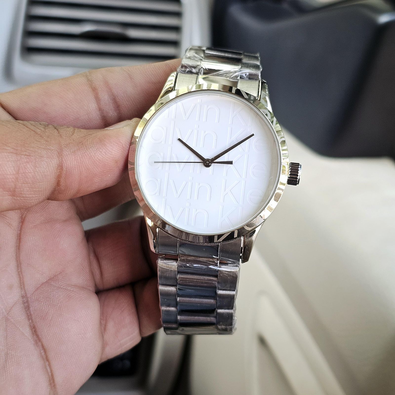 Calvin Klein Minimal Stainless Steel 38mm Quartz Machine Ladies Watch - Image 3