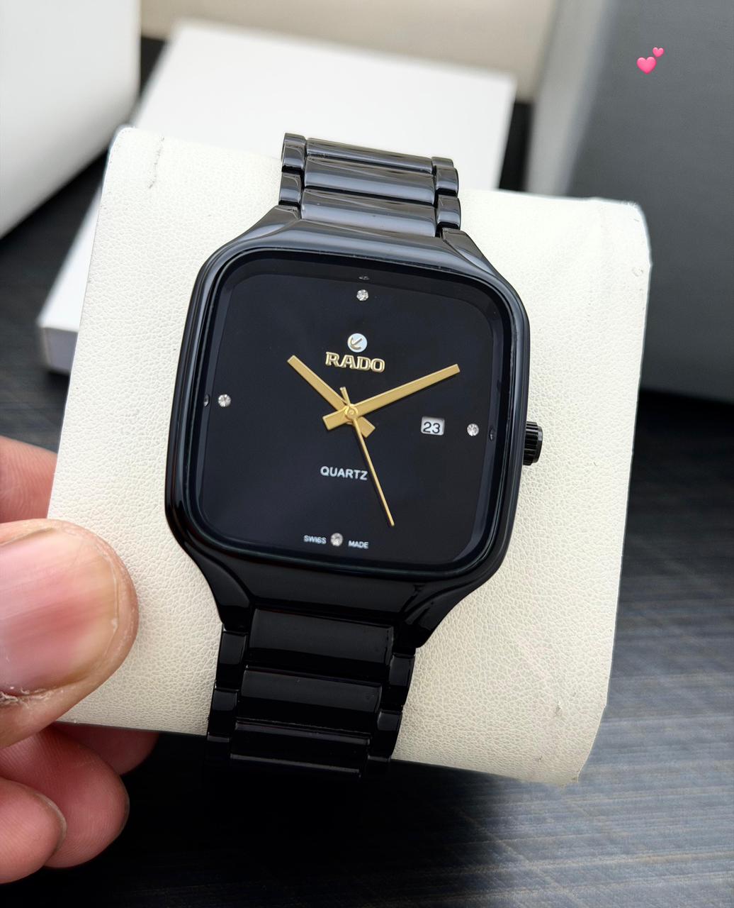 Rado Stainless Steel Ceramic 44mm Quartz Movement Men's Watch - Image 5