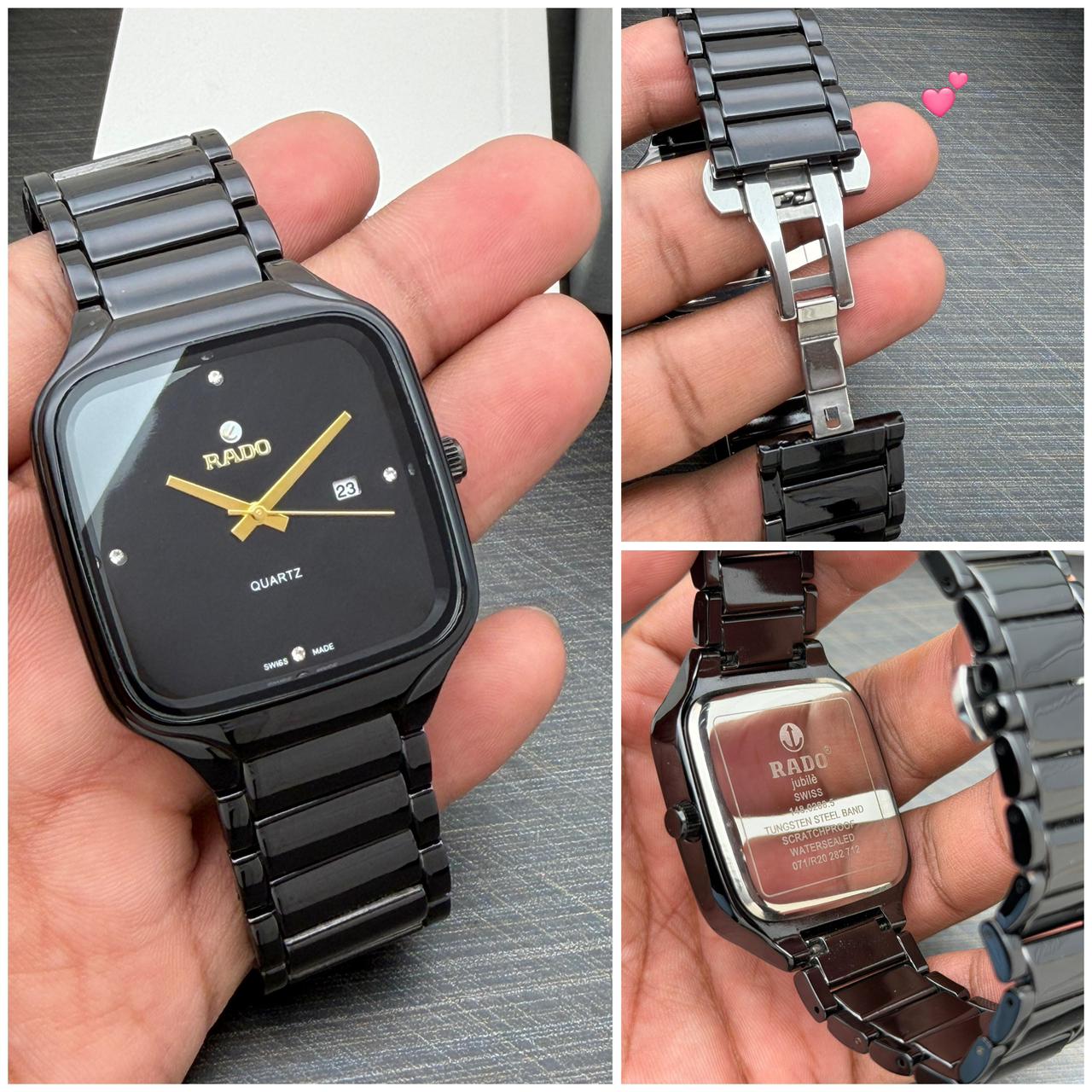 Rado Stainless Steel Ceramic 44mm Quartz Movement Men's Watch - Image 6