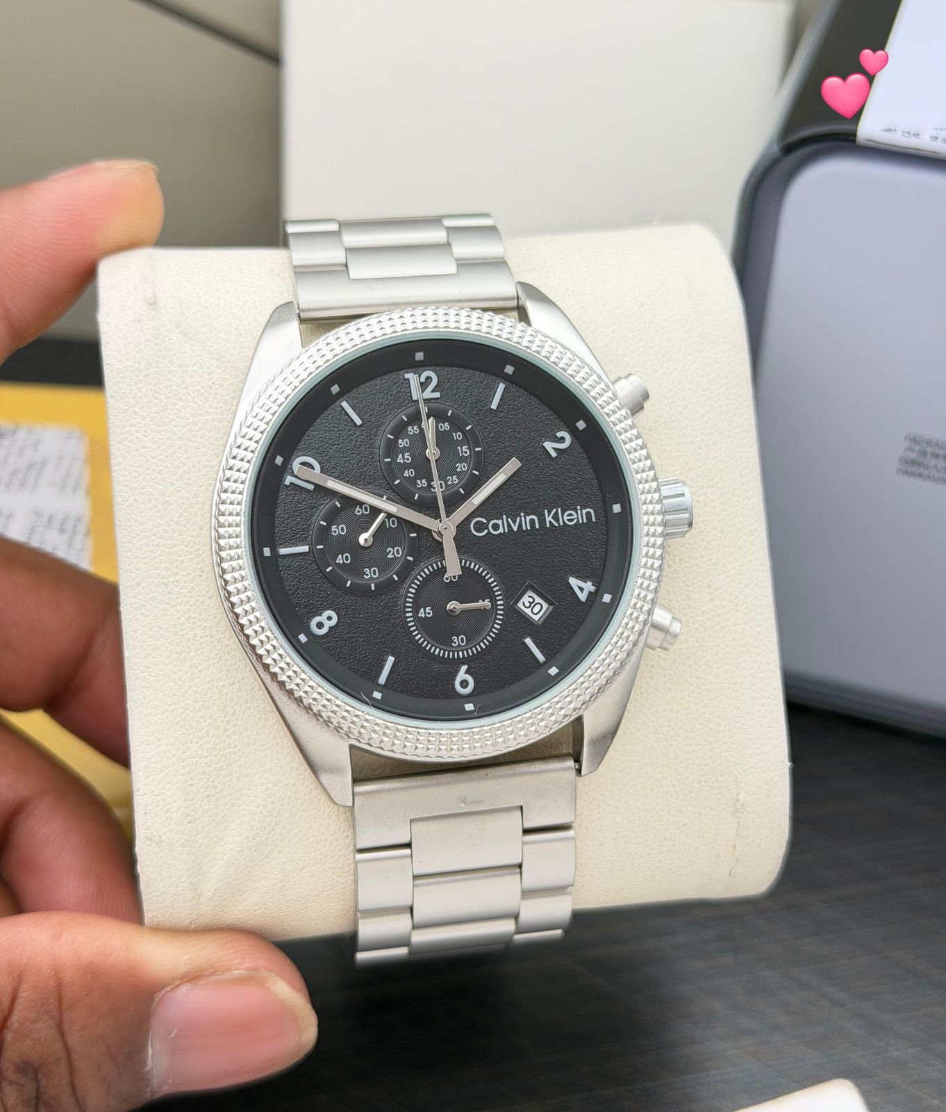 Calvin Klein Stainless Steel Chronograph 43mm Quartz Movement Men's Watch - Image 5