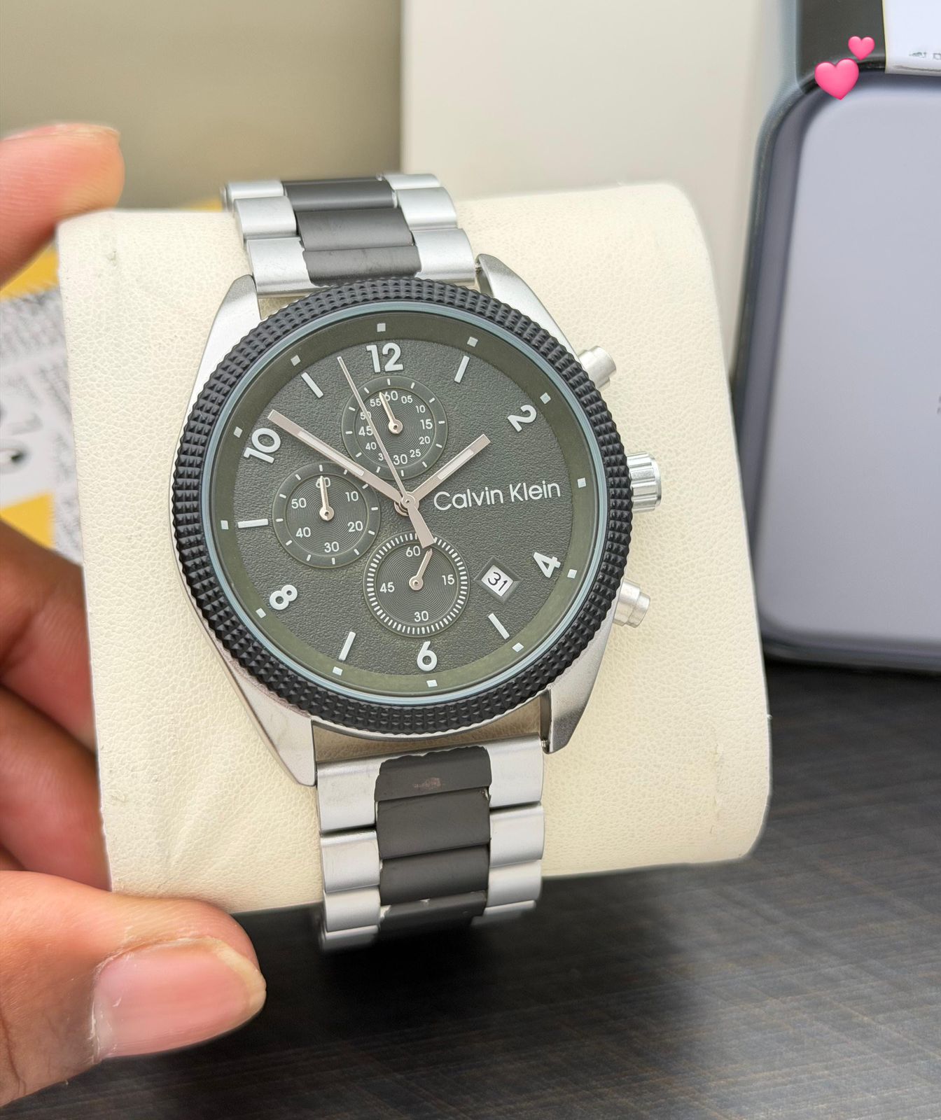 Calvin Klein Stainless Steel Chronograph 43mm Quartz Movement Men's Watch - Image 4