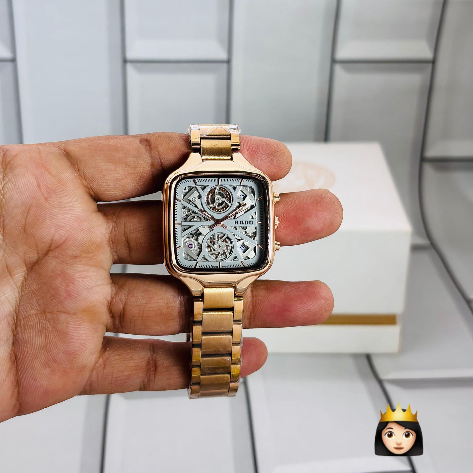 Rado True Series Open Heart Skeleton Chronograph 34mm Quartz Movement Ladies watch - Image 2