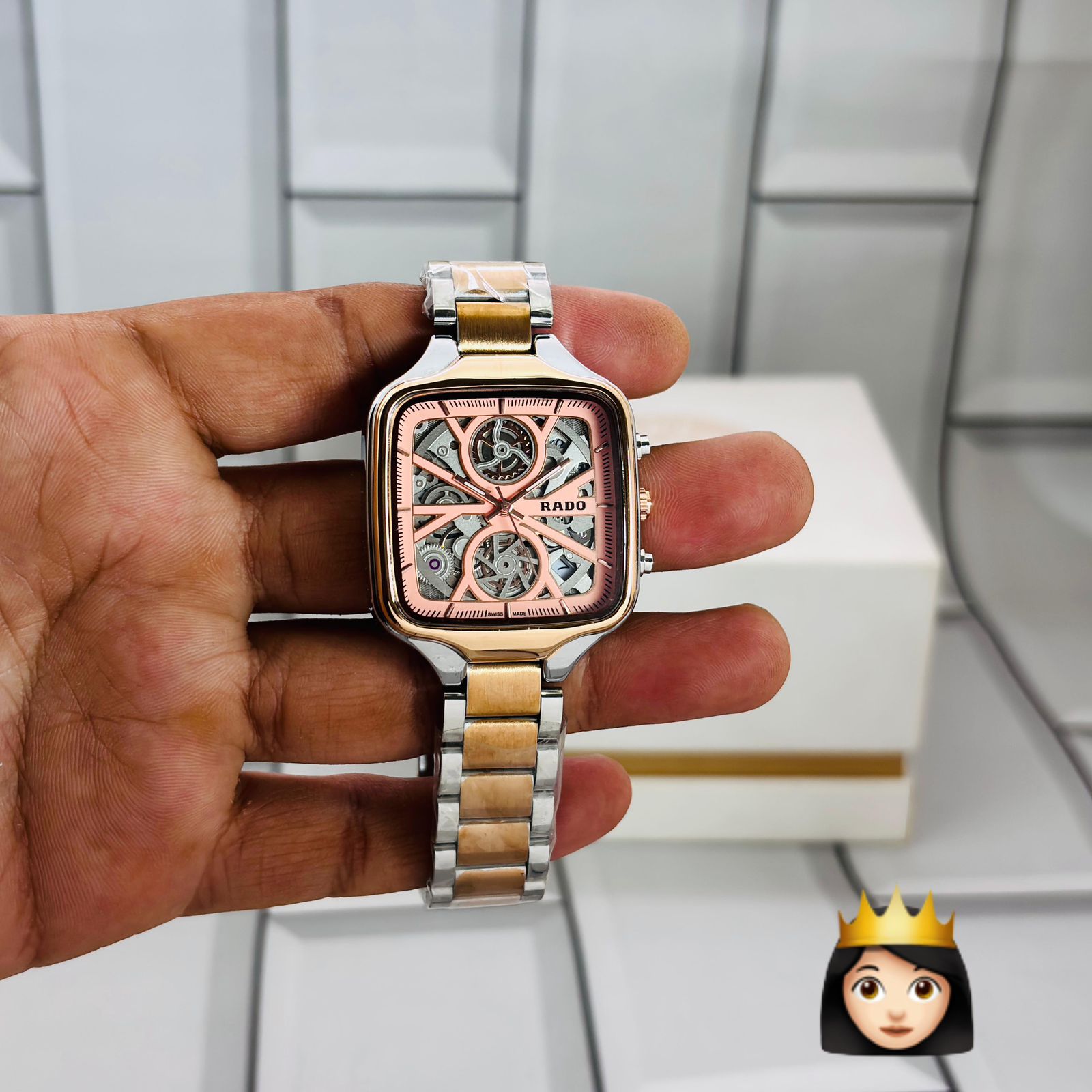 Rado True Series Open Heart Skeleton Chronograph 34mm Quartz Movement Ladies watch - Image 3