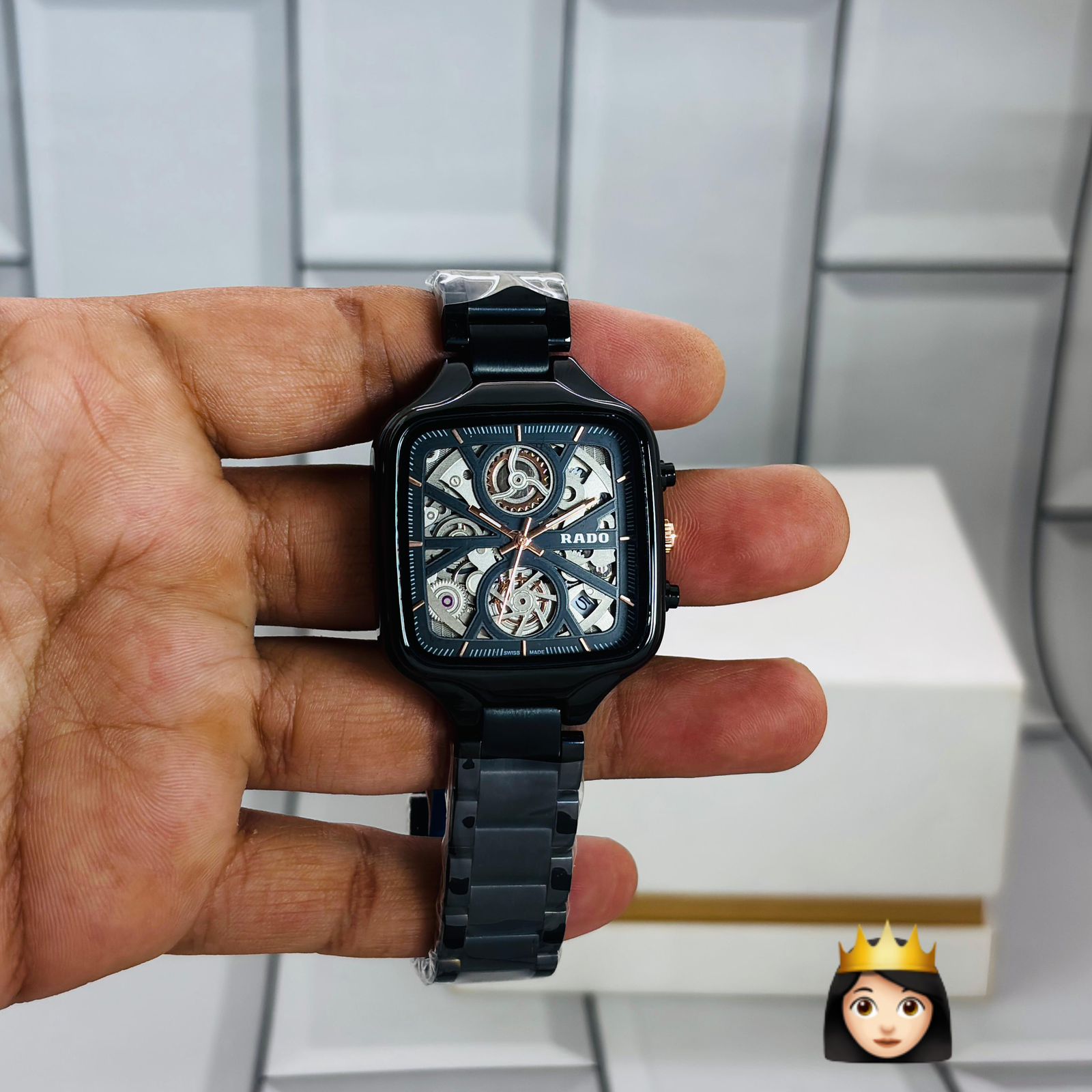 Rado True Series Open Heart Skeleton Chronograph 34mm Quartz Movement Ladies watch - Image 5