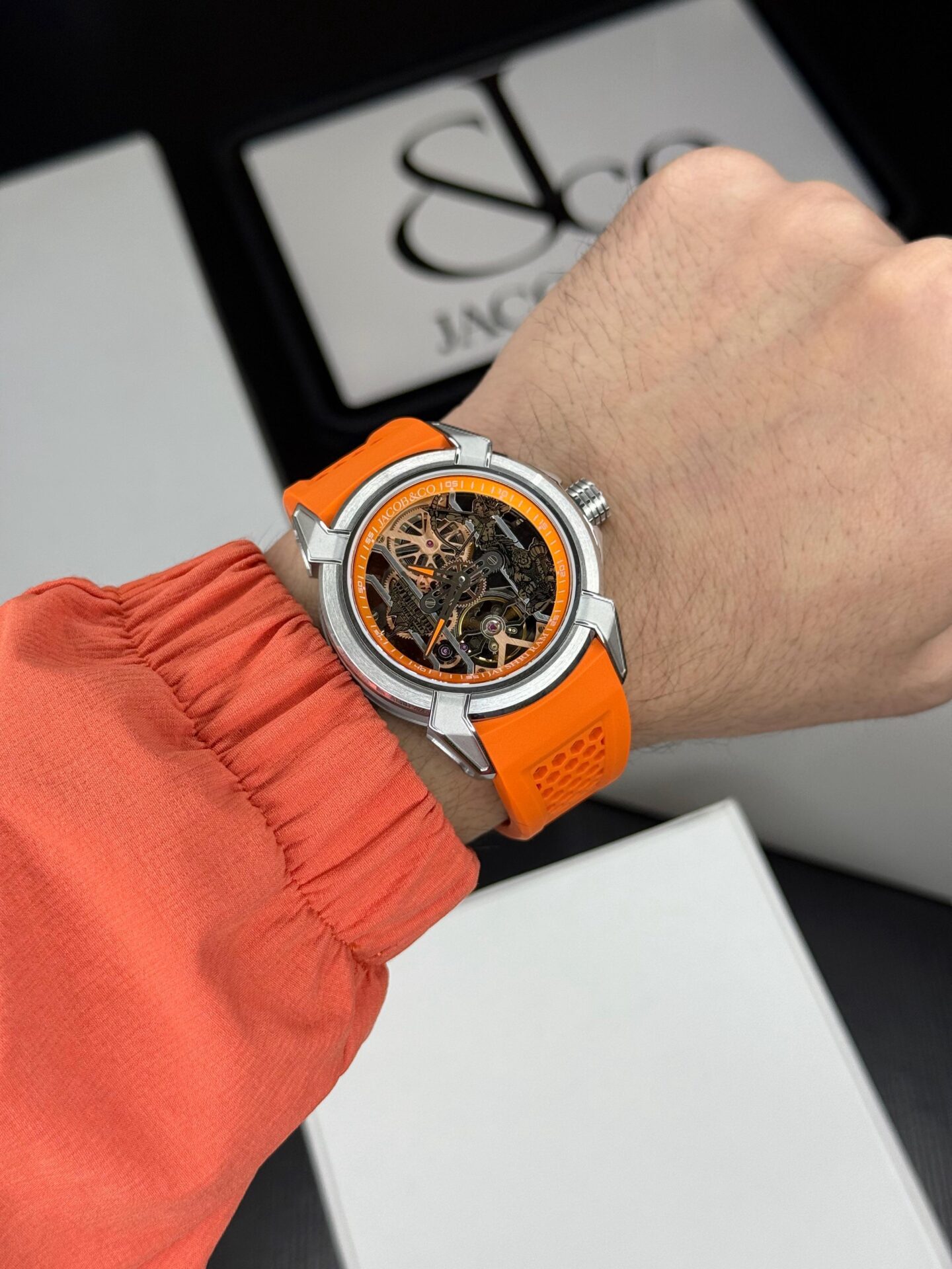 Jacob & Co Ram Janmabhoomi Titanium Edition Sapphire Glass 44mm Automatic Men's Watch - Image 2