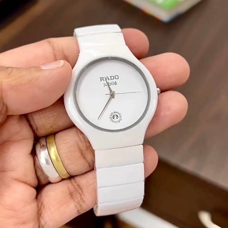 Rado Jubile White Ceramic 41mm Quartz Movement Men's Watch