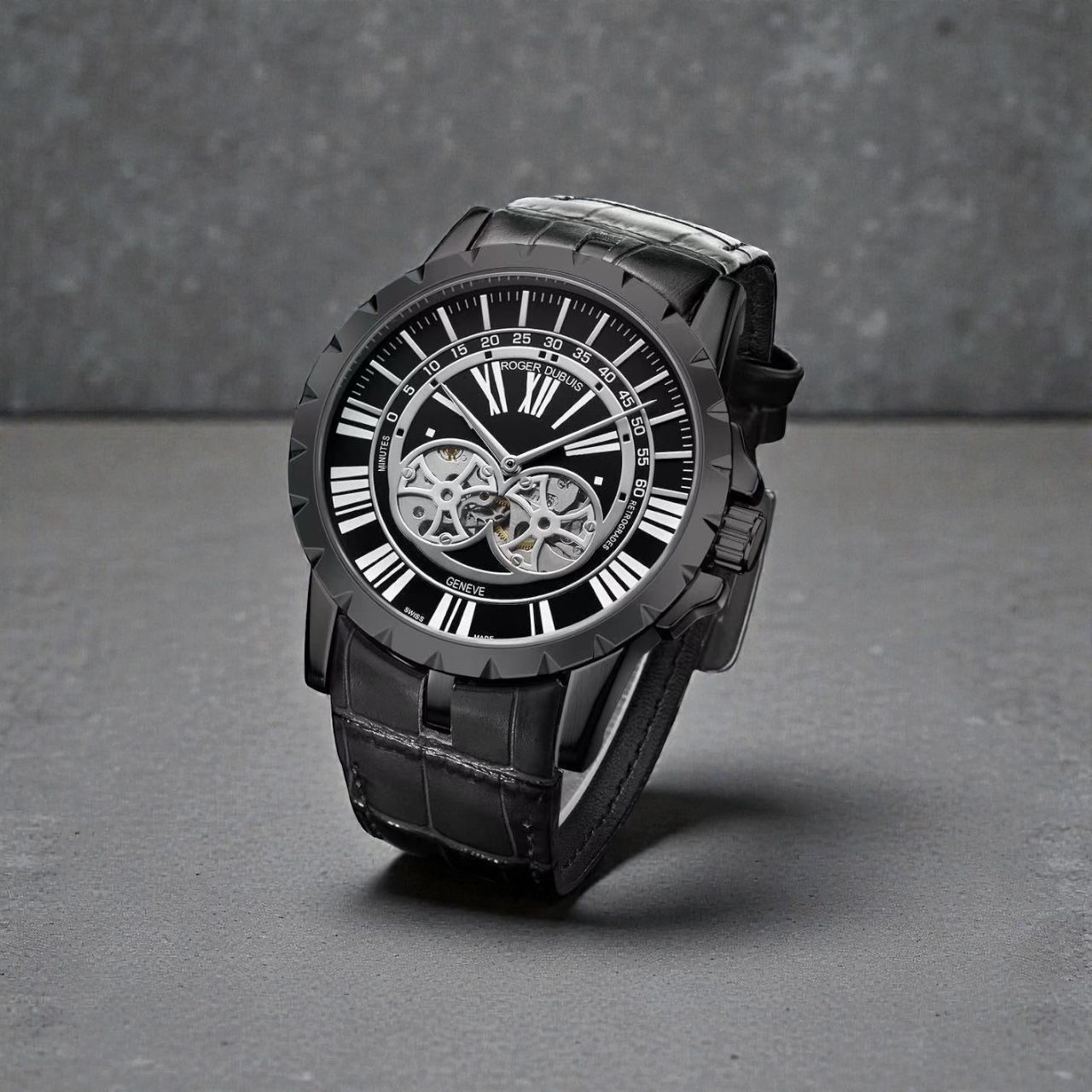 Roger Dubuis Axial Master Skeleton 44mm Japanese Automatic Men's Watch - Image 5