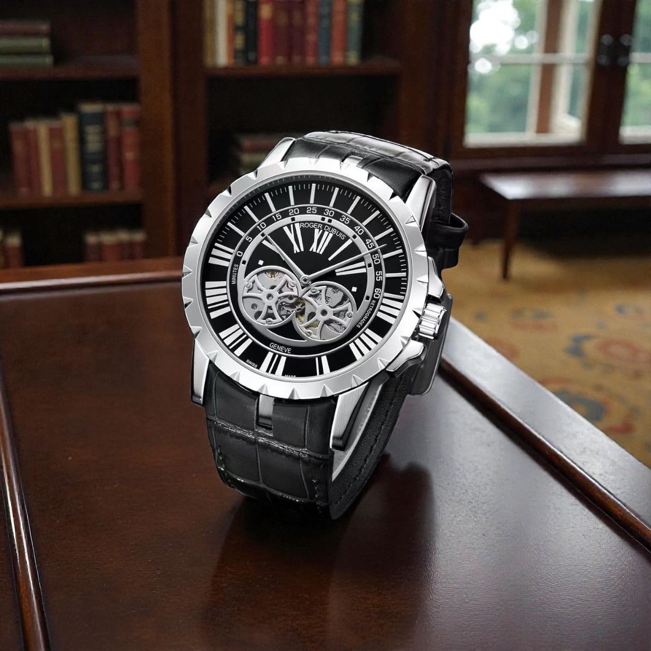 Roger Dubuis Axial Master Skeleton 44mm Japanese Automatic Men's Watch - Image 3