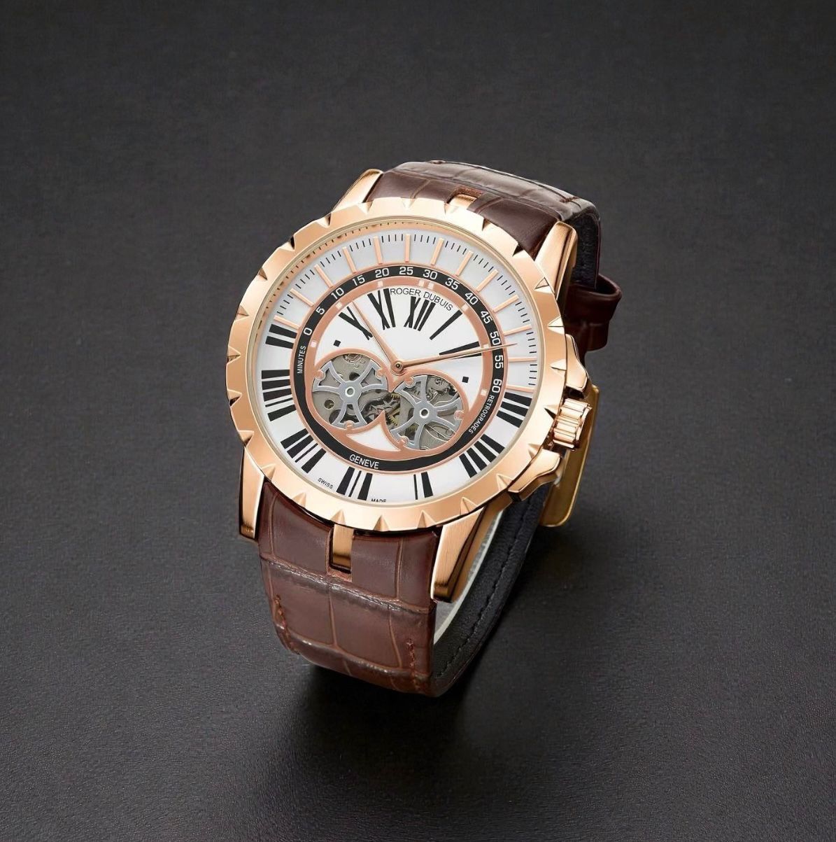 Roger Dubuis Axial Master Skeleton 44mm Japanese Automatic Men's Watch - Image 2