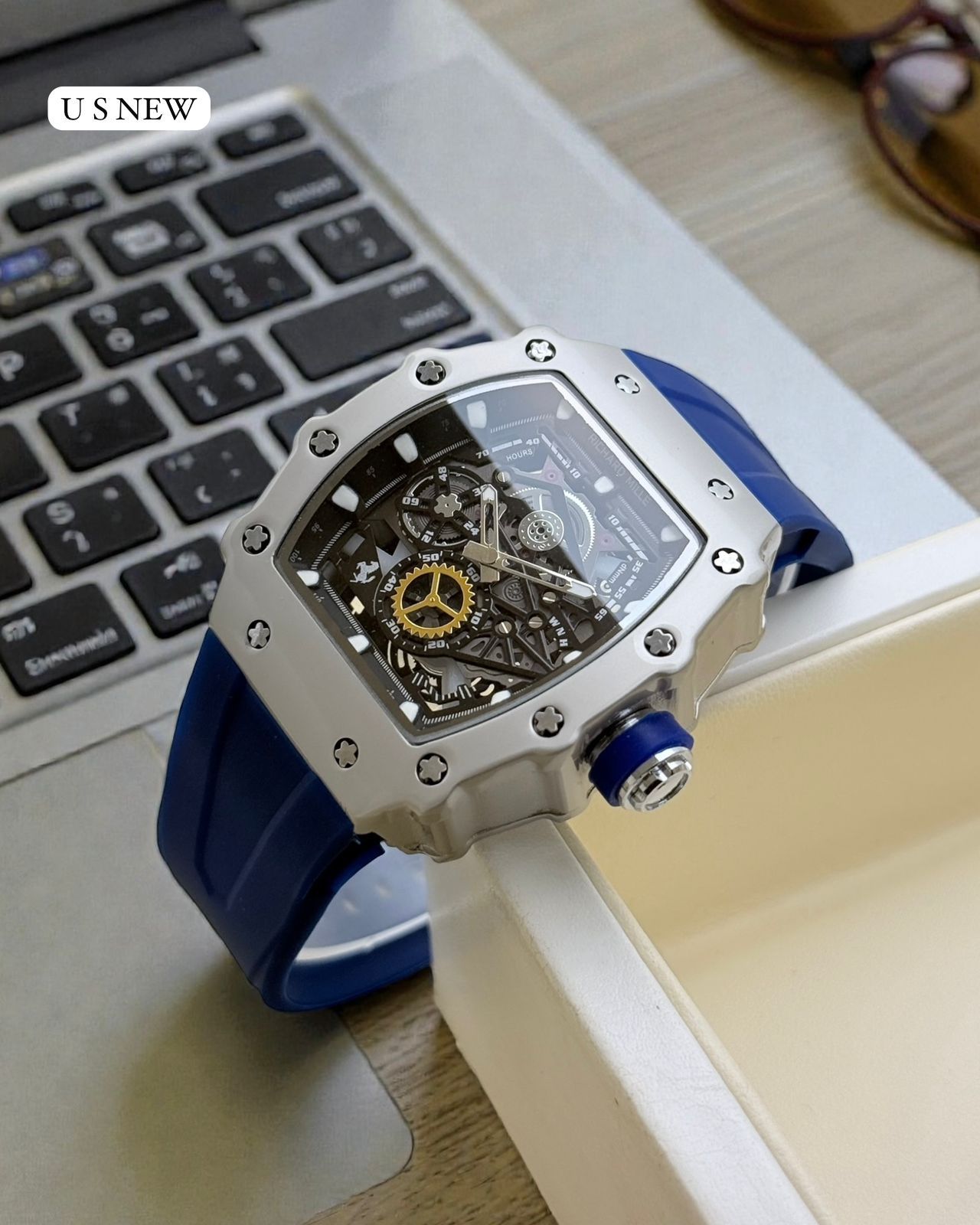 Richard Mille Skeleton 42mm Quartz Movement Men's Watch - Image 3