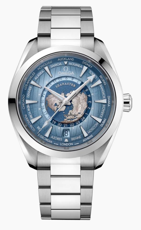 Omega Aqua Terra World Timer Stainless Steel 43mm Automatic Men's Watch - Image 5