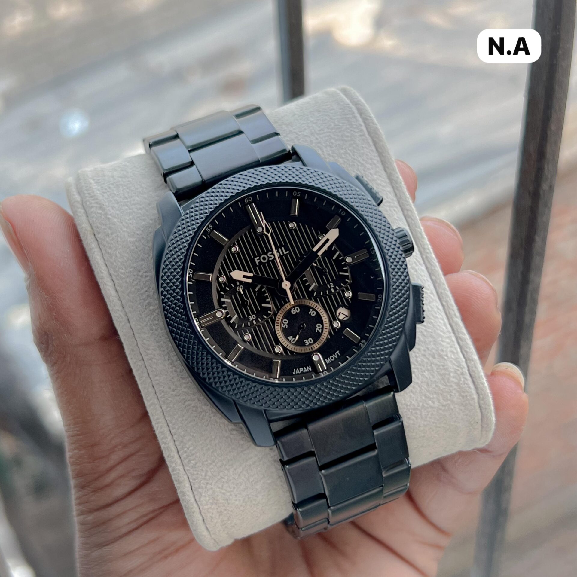 Fossil Gunmetal Stainless Steel Chronograph 42mm Quartz Movement Men's watch